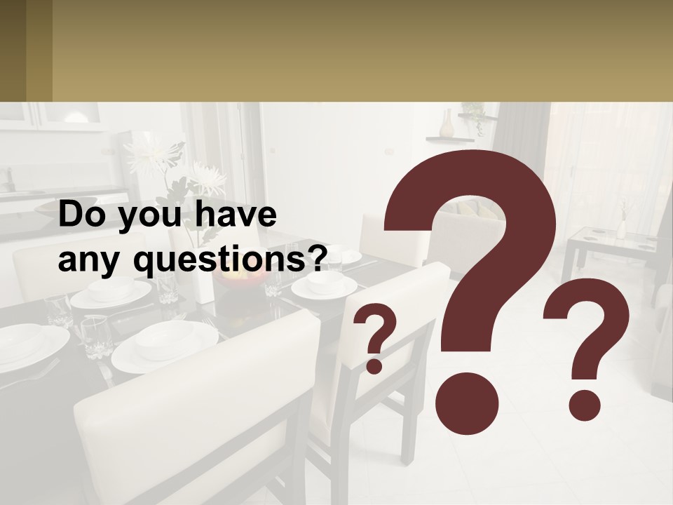 Dinner Table PowerPoint Template