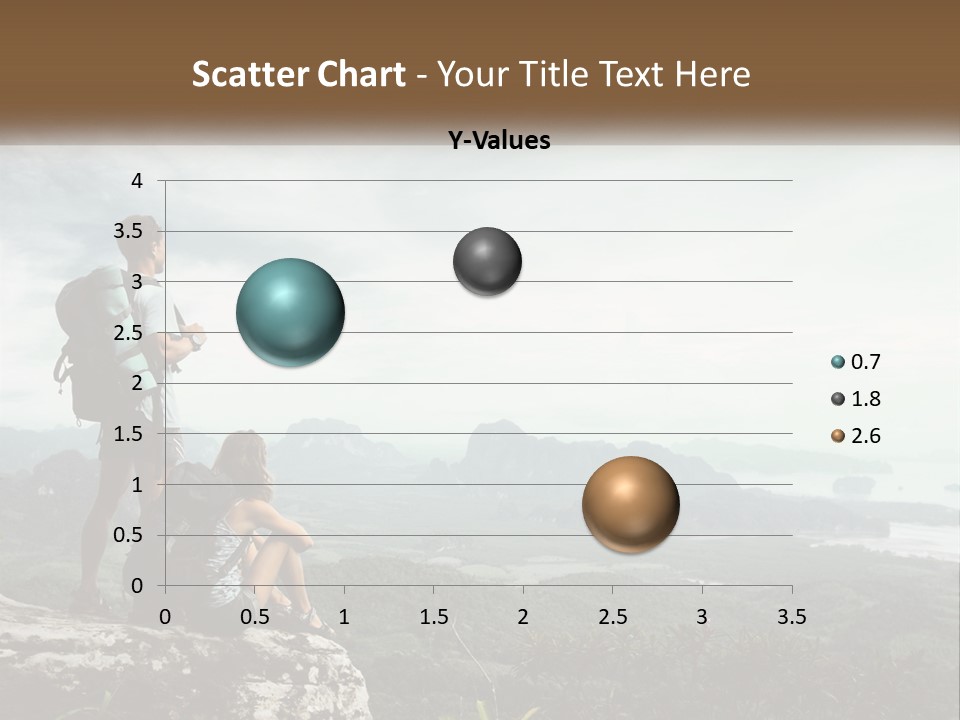 On The Top Of The Mountain PowerPoint Template