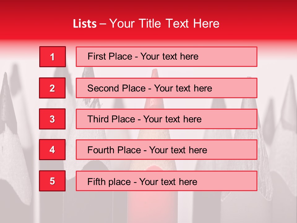 Pencils PowerPoint Template