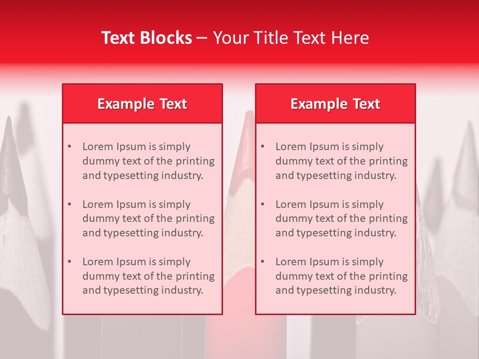 Pencils PowerPoint Template