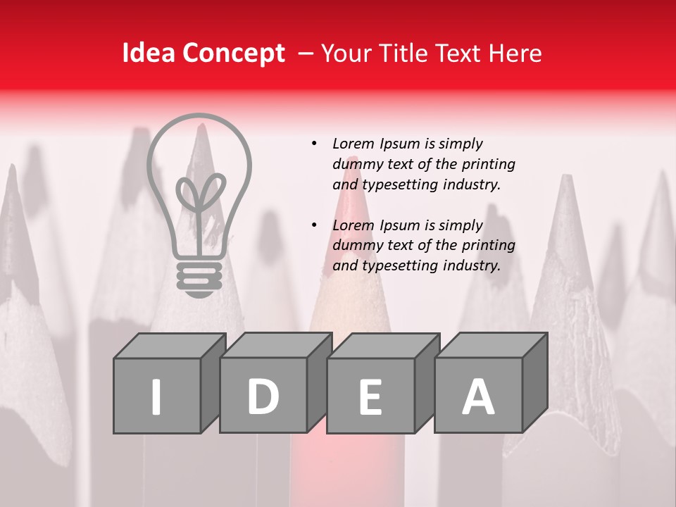 Pencils PowerPoint Template