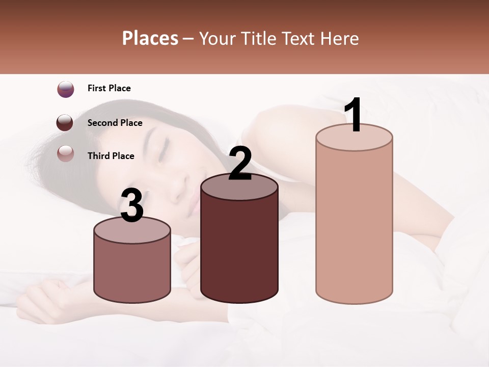 Sleeping Girl PowerPoint Template