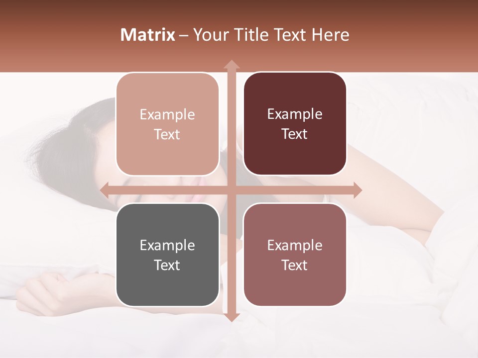 Sleeping Girl PowerPoint Template