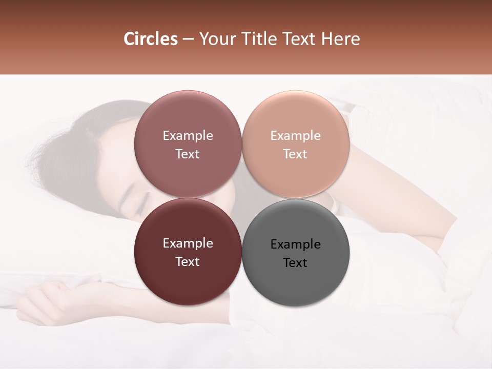 Sleeping Girl PowerPoint Template