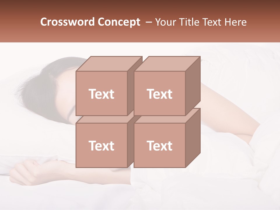 Sleeping Girl PowerPoint Template