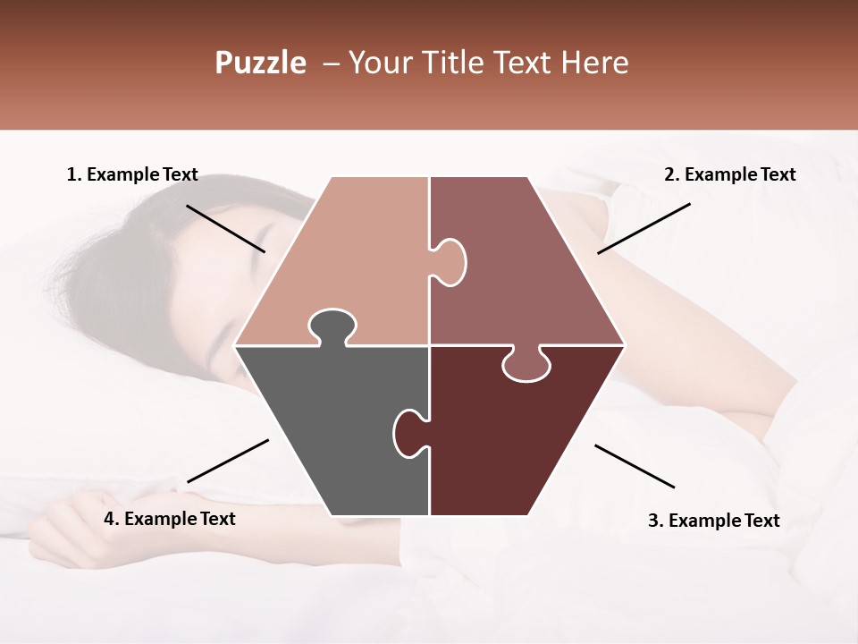 Sleeping Girl PowerPoint Template