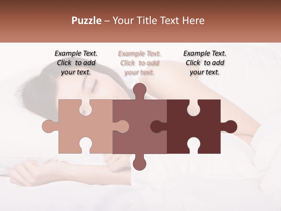 Sleeping Girl PowerPoint Template