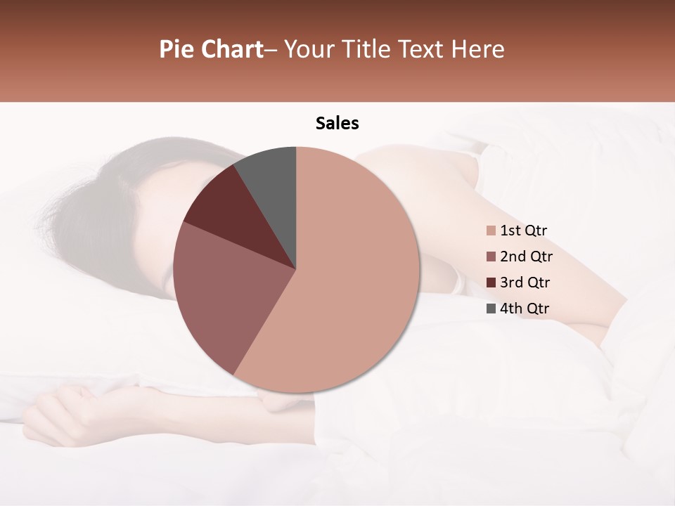 Sleeping Girl PowerPoint Template