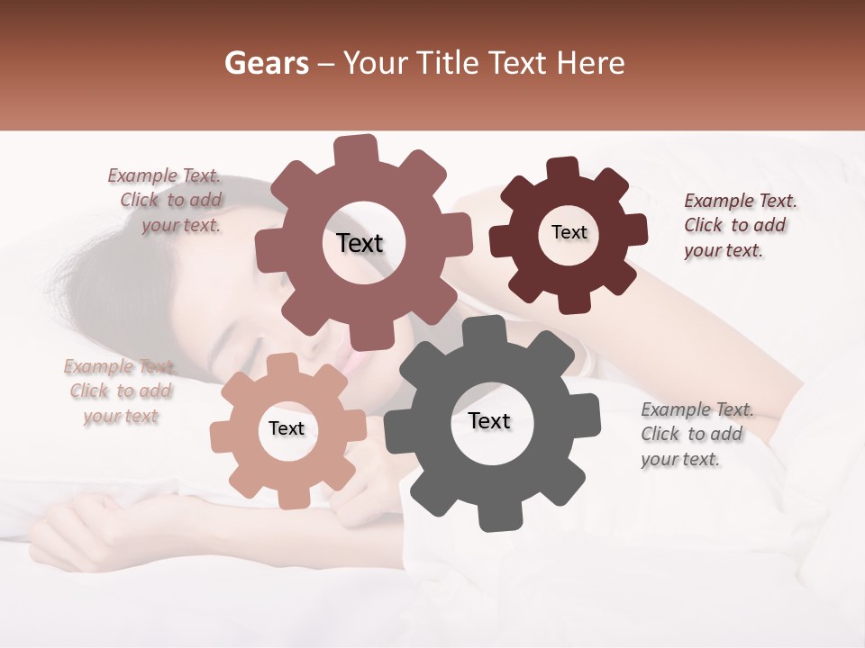 Sleeping Girl PowerPoint Template