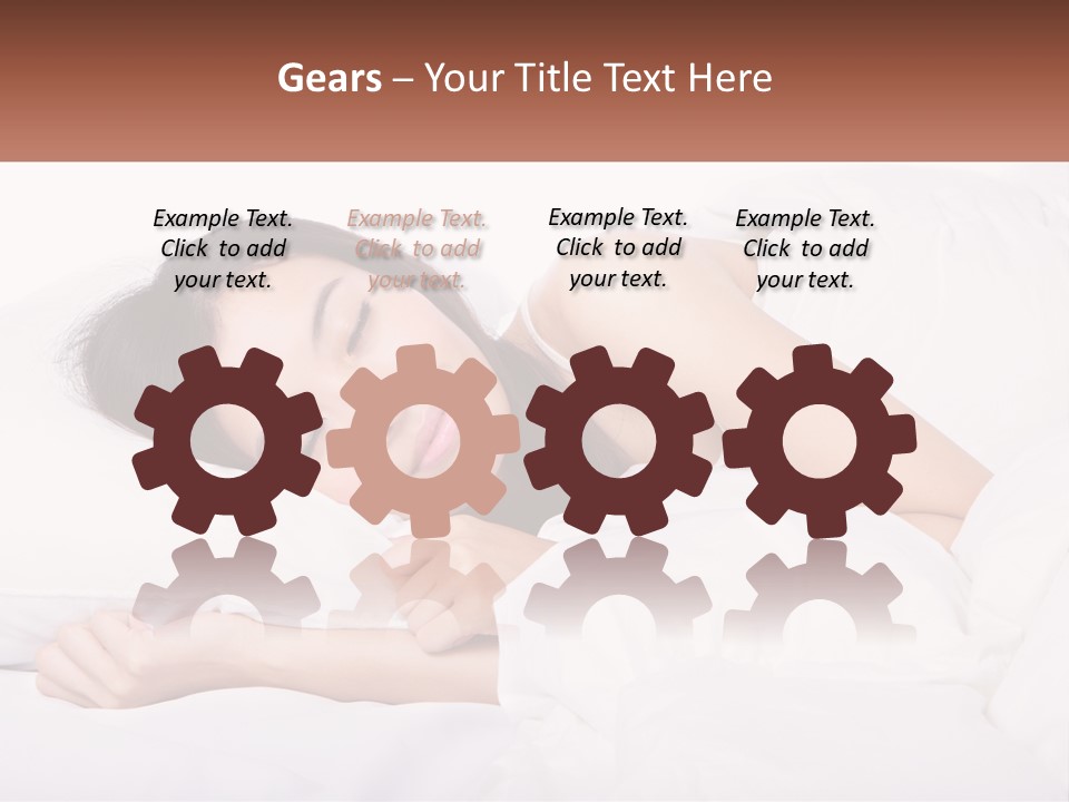 Sleeping Girl PowerPoint Template