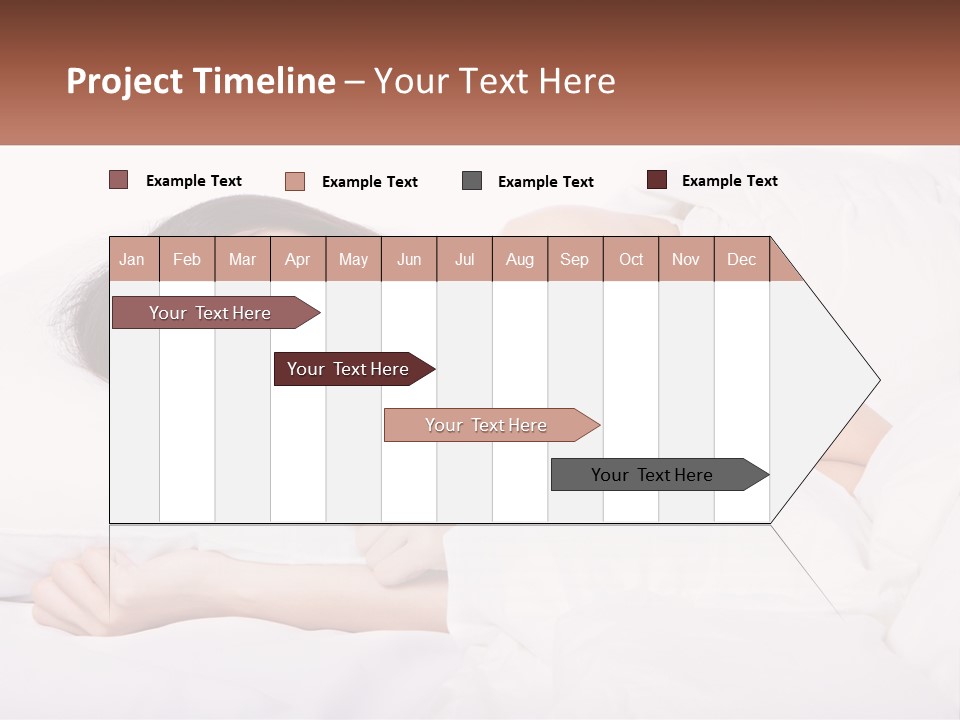Sleeping Girl PowerPoint Template