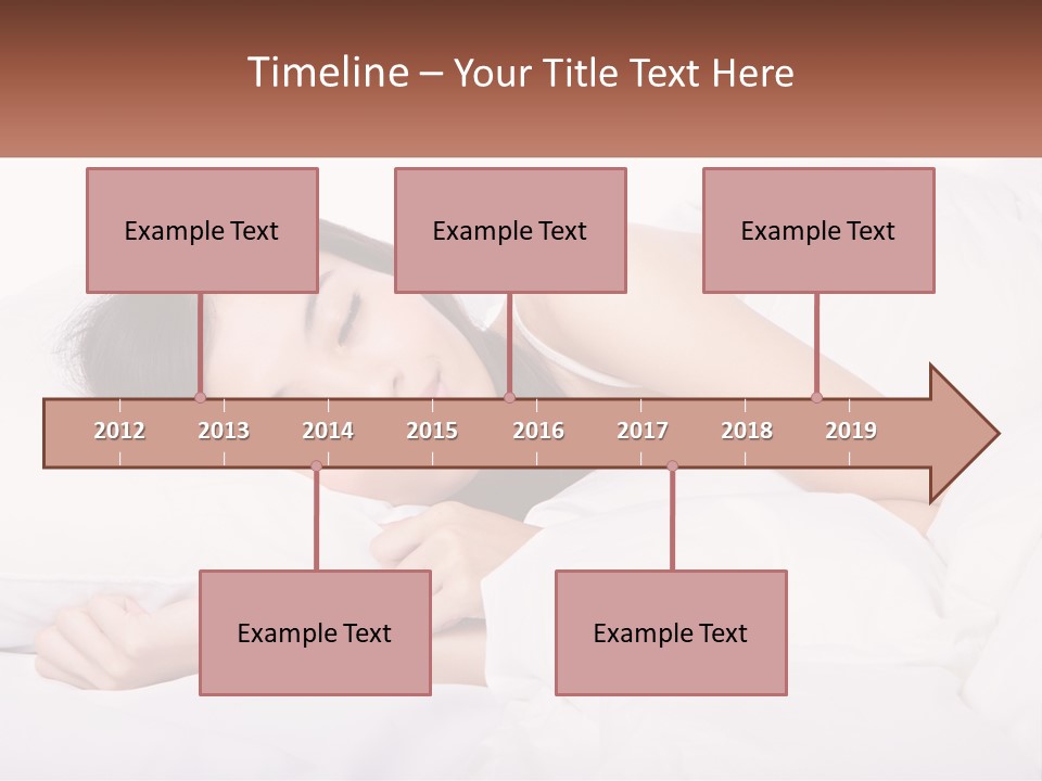 Sleeping Girl PowerPoint Template