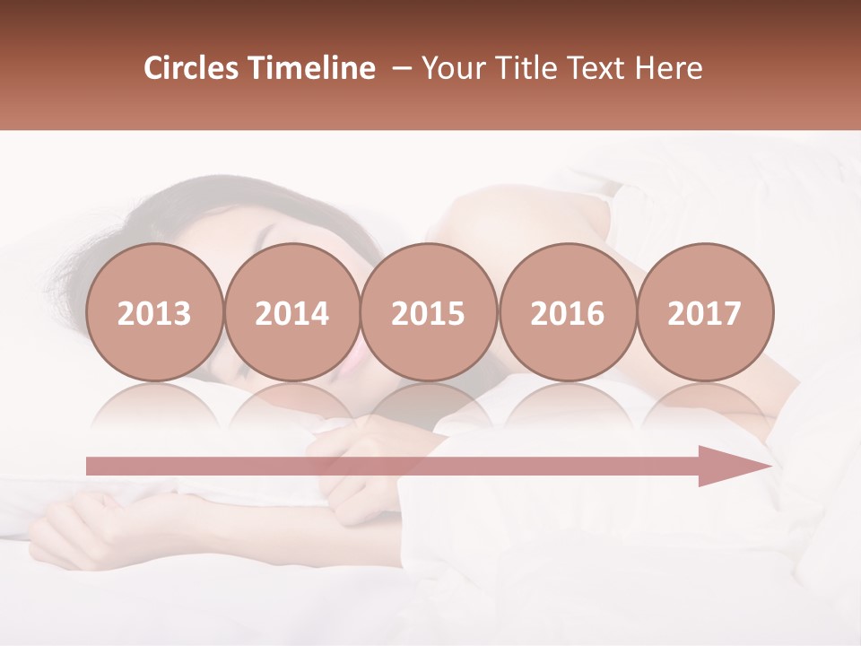 Sleeping Girl PowerPoint Template