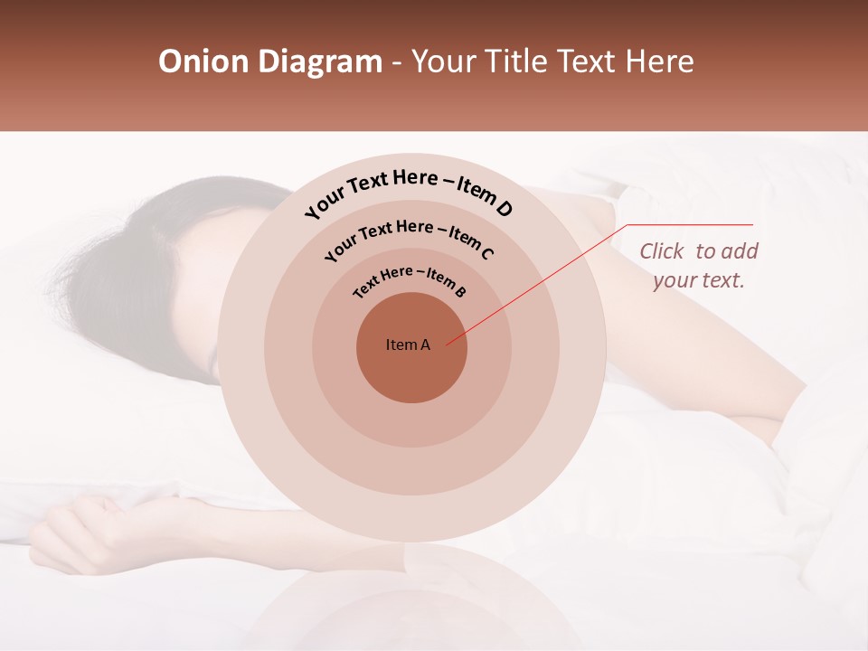 Sleeping Girl PowerPoint Template