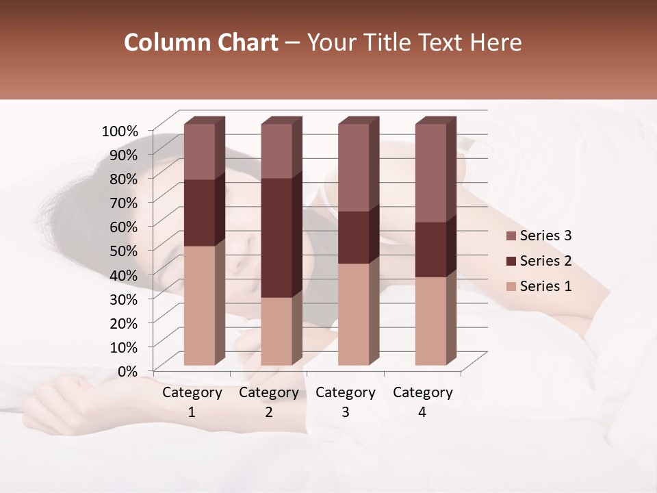 Sleeping Girl PowerPoint Template
