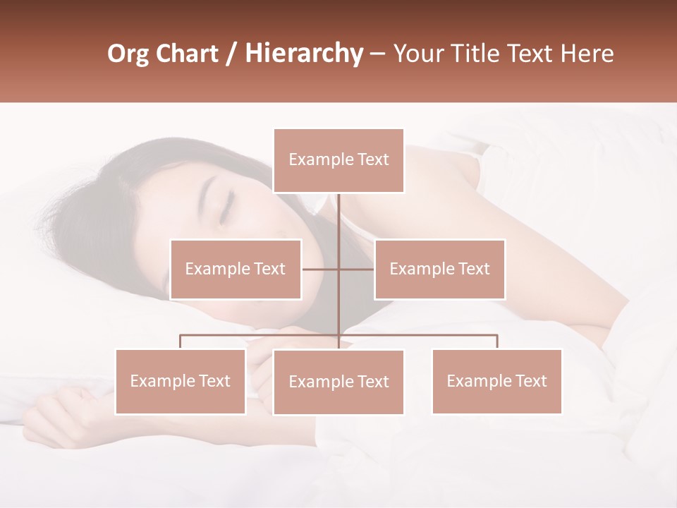 Sleeping Girl PowerPoint Template
