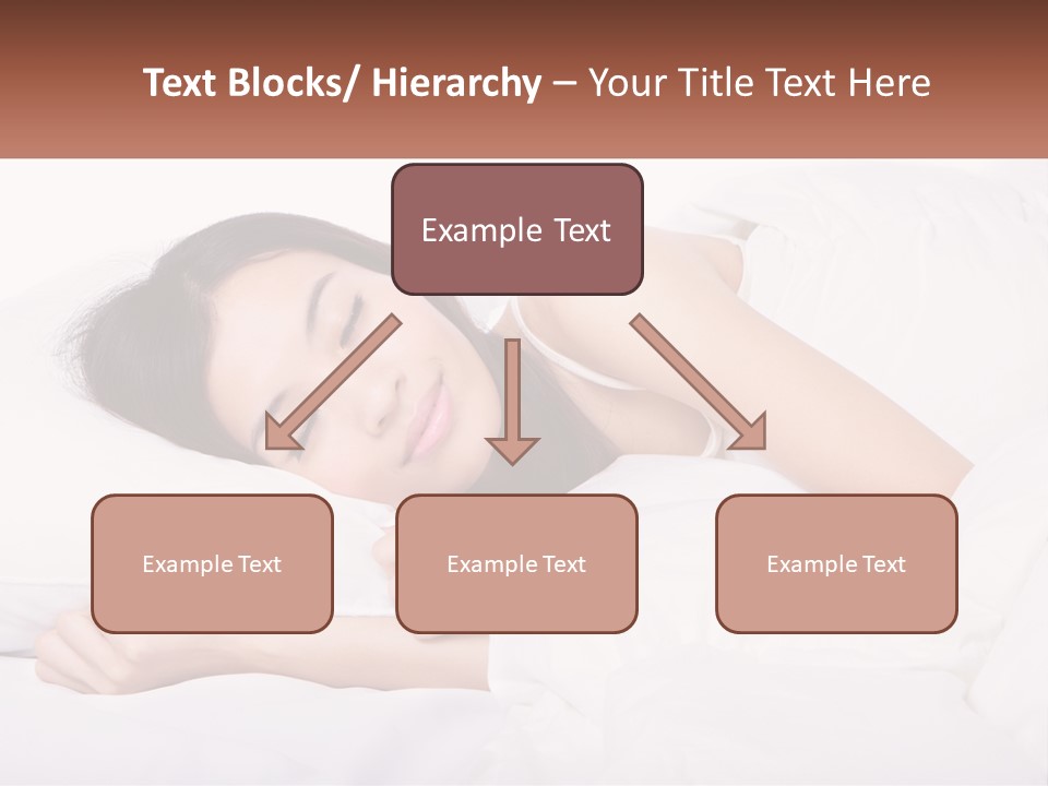 Sleeping Girl PowerPoint Template