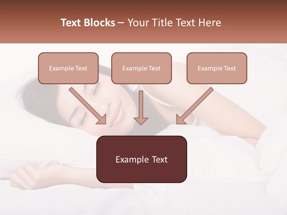 Sleeping Girl PowerPoint Template