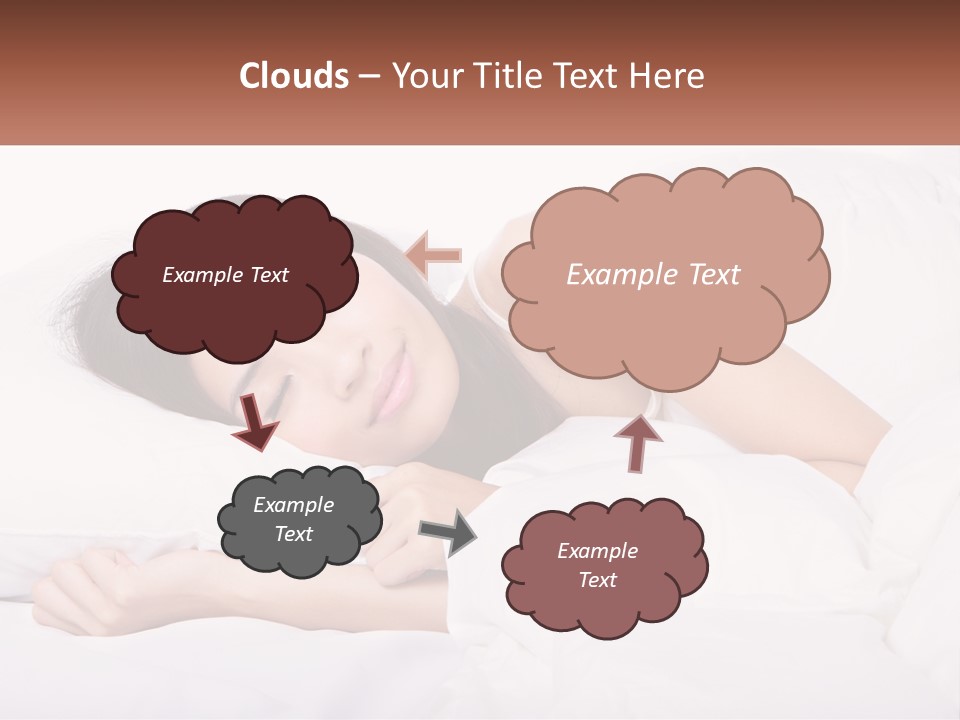 Sleeping Girl PowerPoint Template