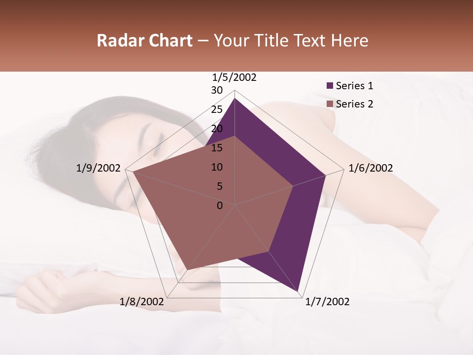 Sleeping Girl PowerPoint Template