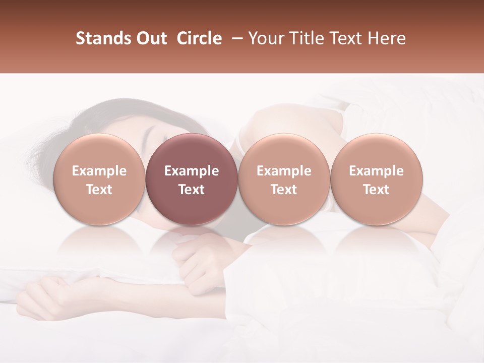 Sleeping Girl PowerPoint Template