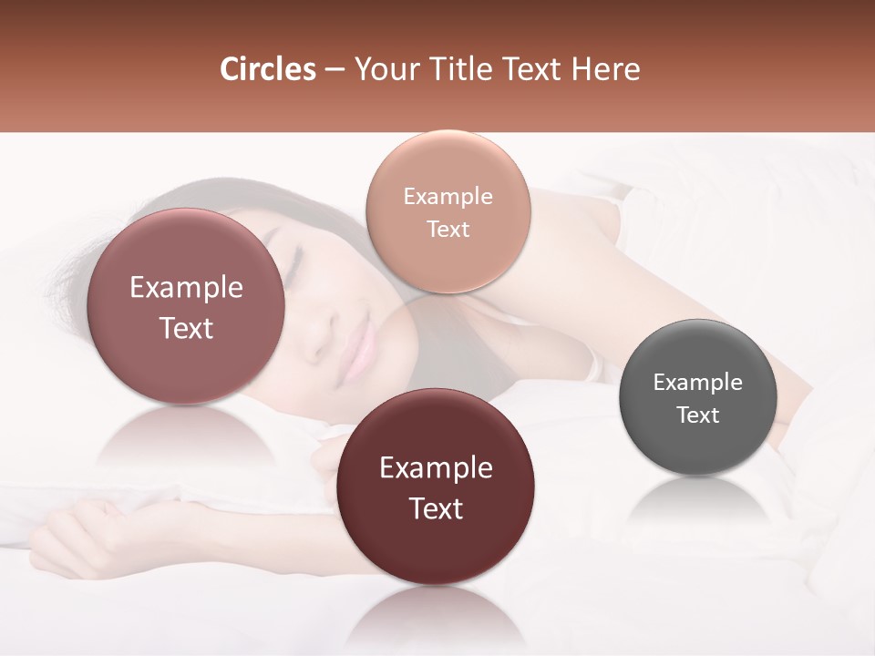 Sleeping Girl PowerPoint Template