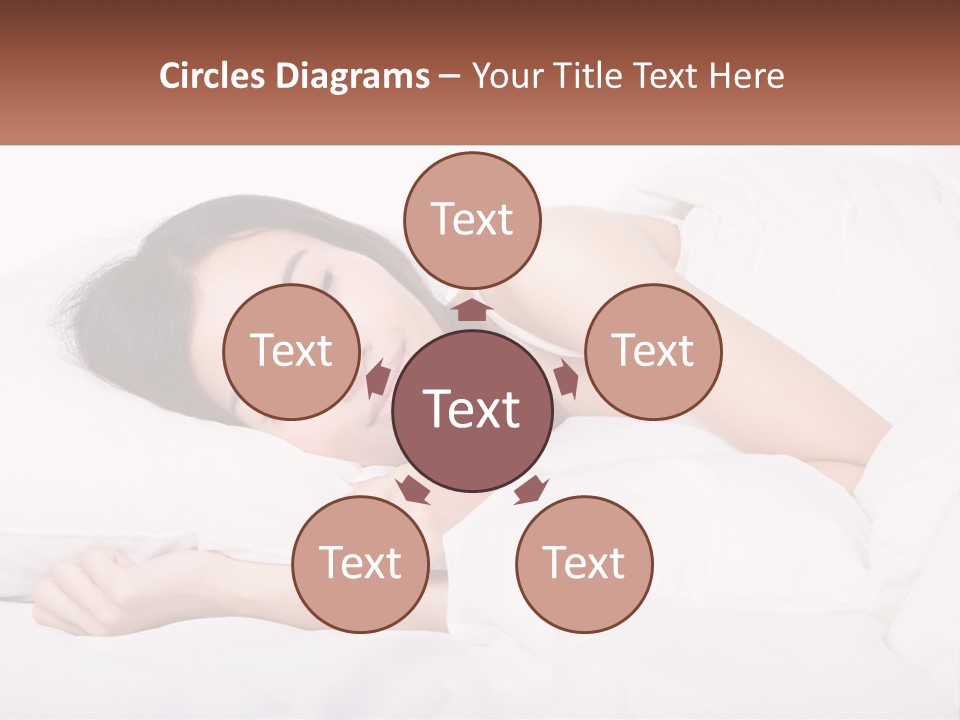 Sleeping Girl PowerPoint Template