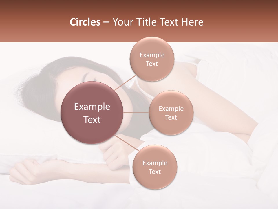 Sleeping Girl PowerPoint Template