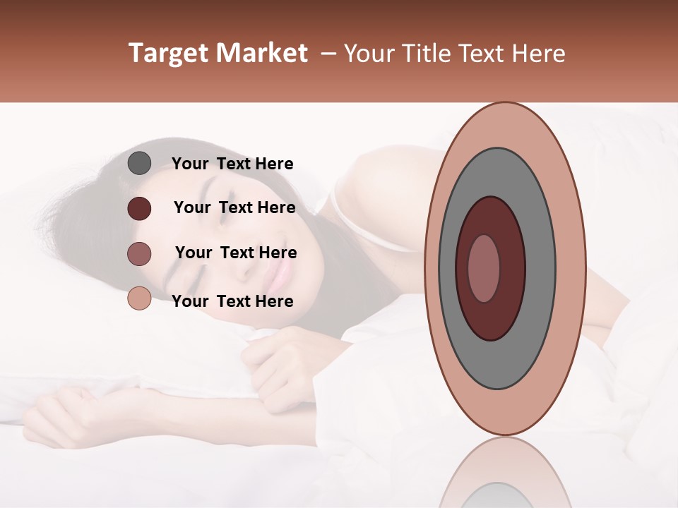 Sleeping Girl PowerPoint Template