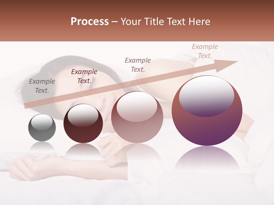 Sleeping Girl PowerPoint Template