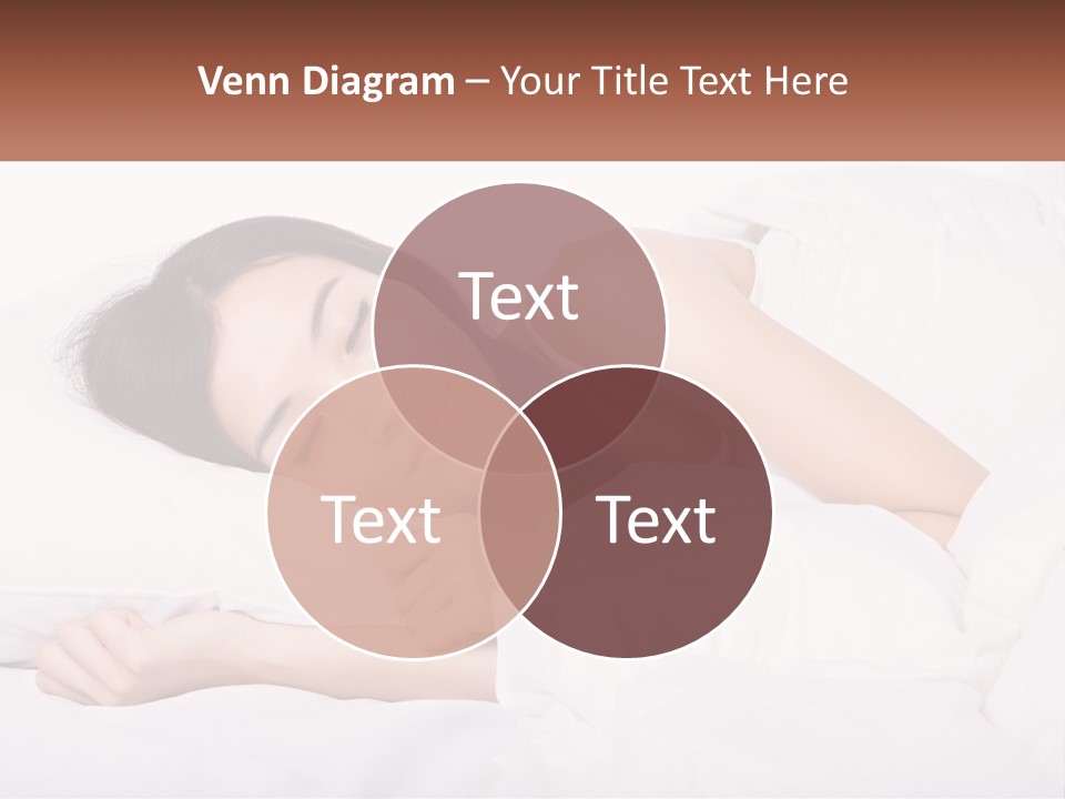Sleeping Girl PowerPoint Template