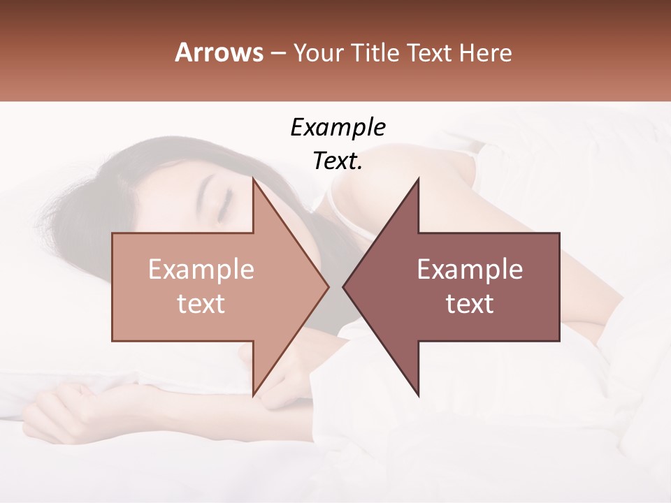 Sleeping Girl PowerPoint Template