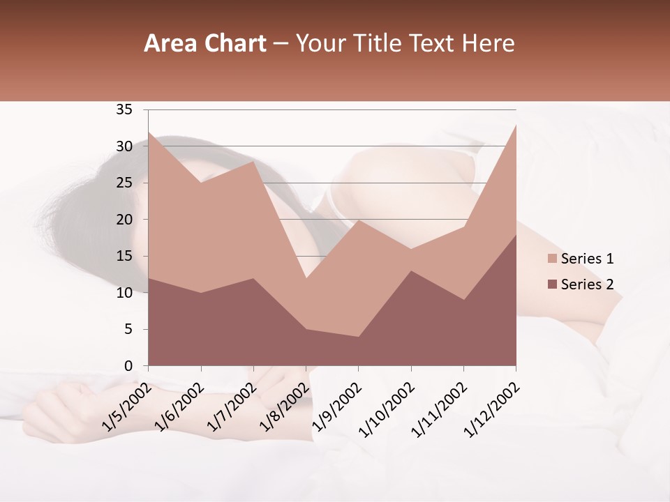 Sleeping Girl PowerPoint Template