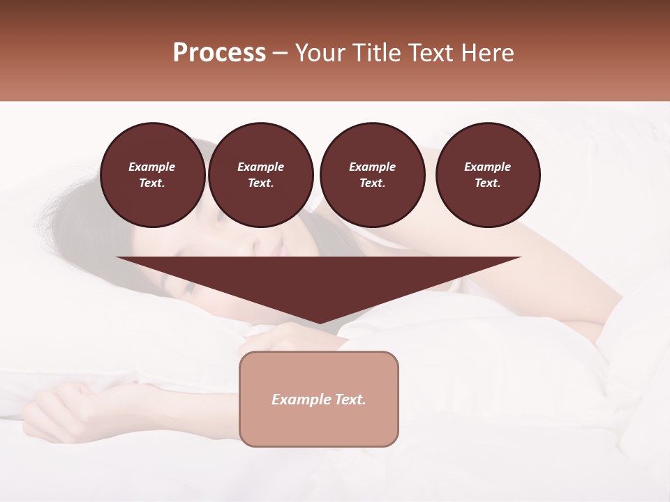 Sleeping Girl PowerPoint Template