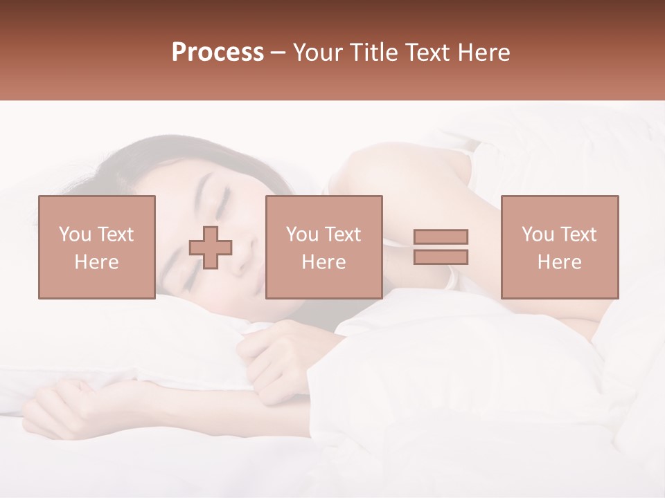 Sleeping Girl PowerPoint Template