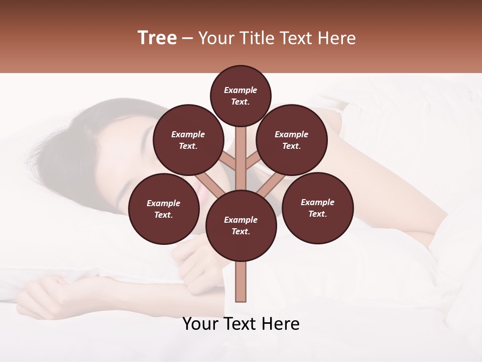 Sleeping Girl PowerPoint Template