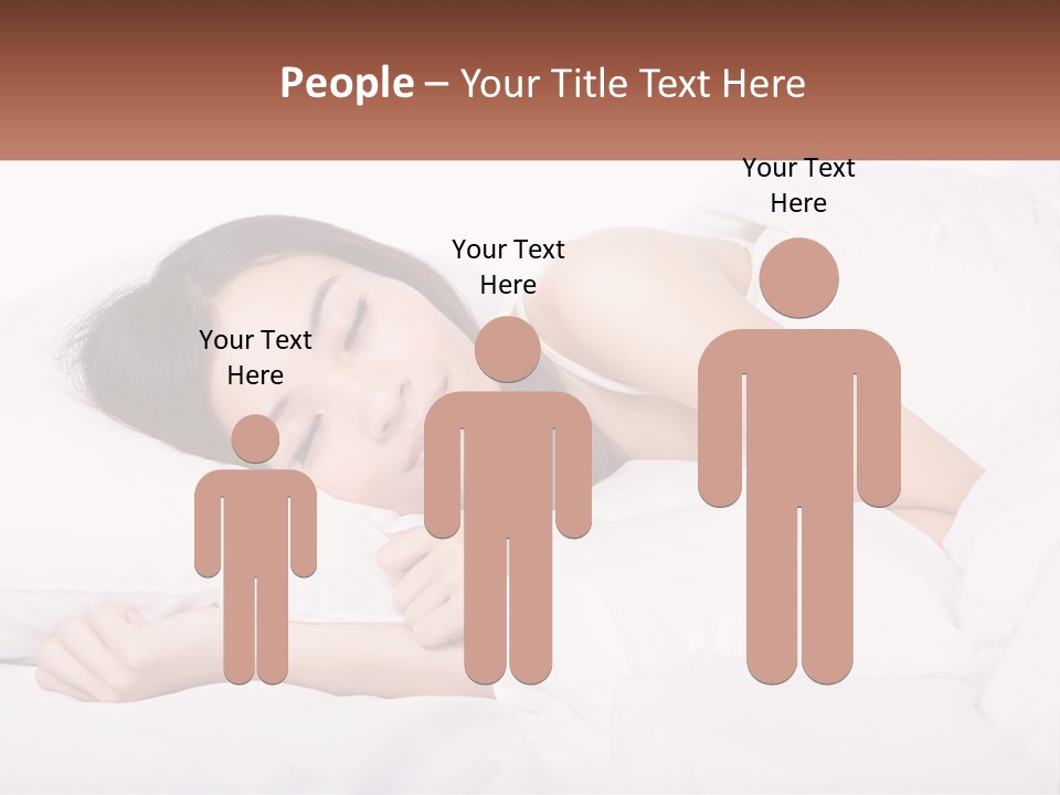 Sleeping Girl PowerPoint Template