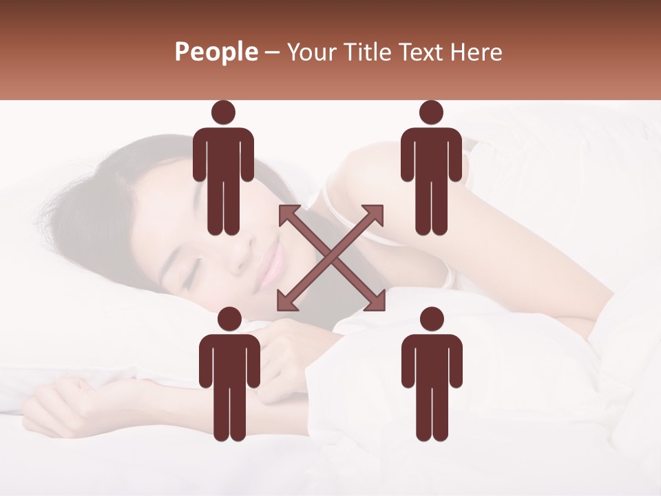 Sleeping Girl PowerPoint Template