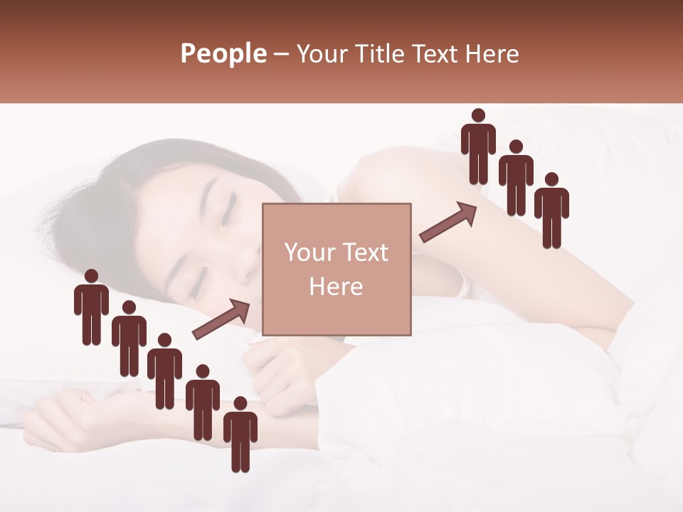Sleeping Girl PowerPoint Template