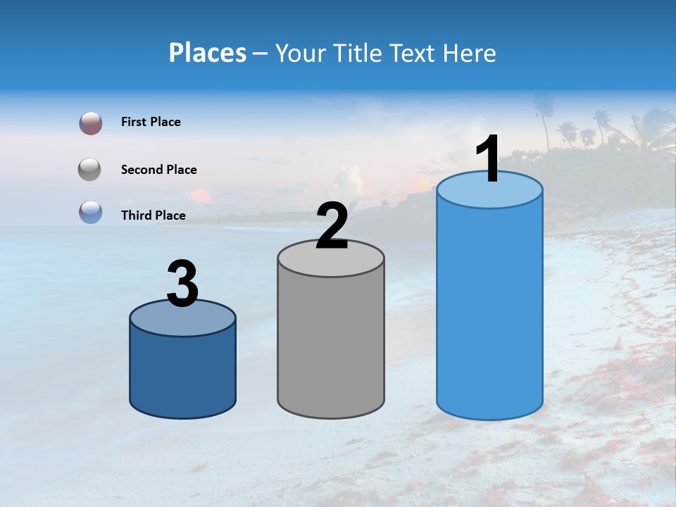 On The Seashore PowerPoint Template