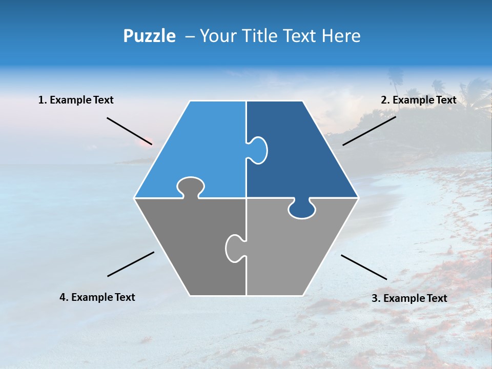 On The Seashore PowerPoint Template