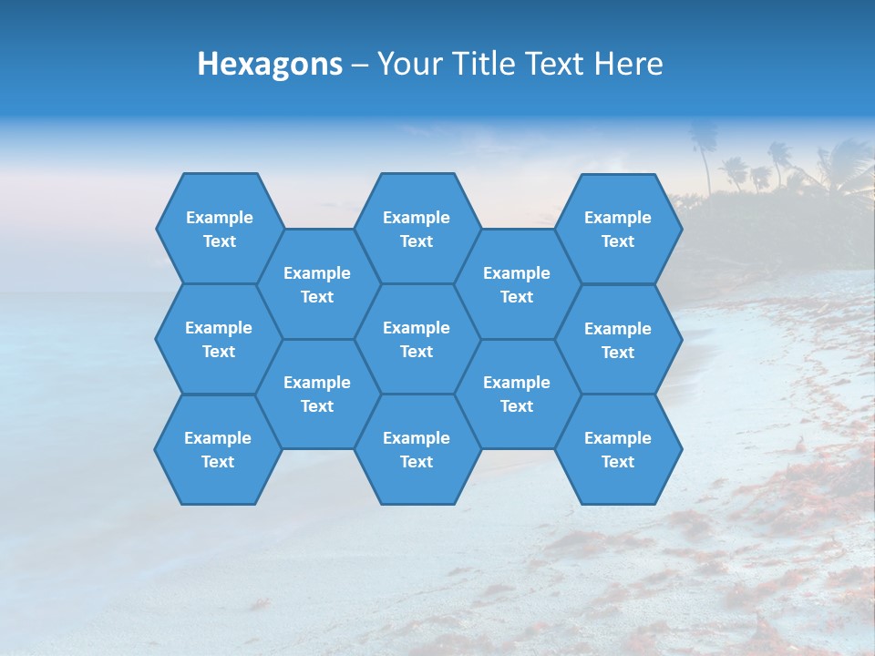 On The Seashore PowerPoint Template