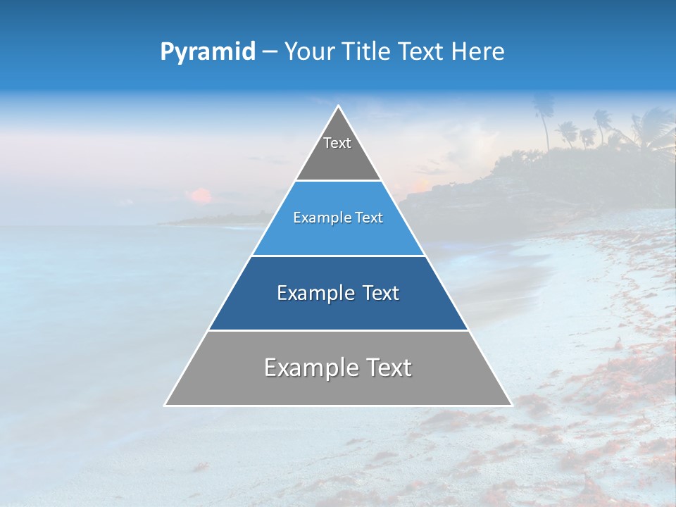 On The Seashore PowerPoint Template