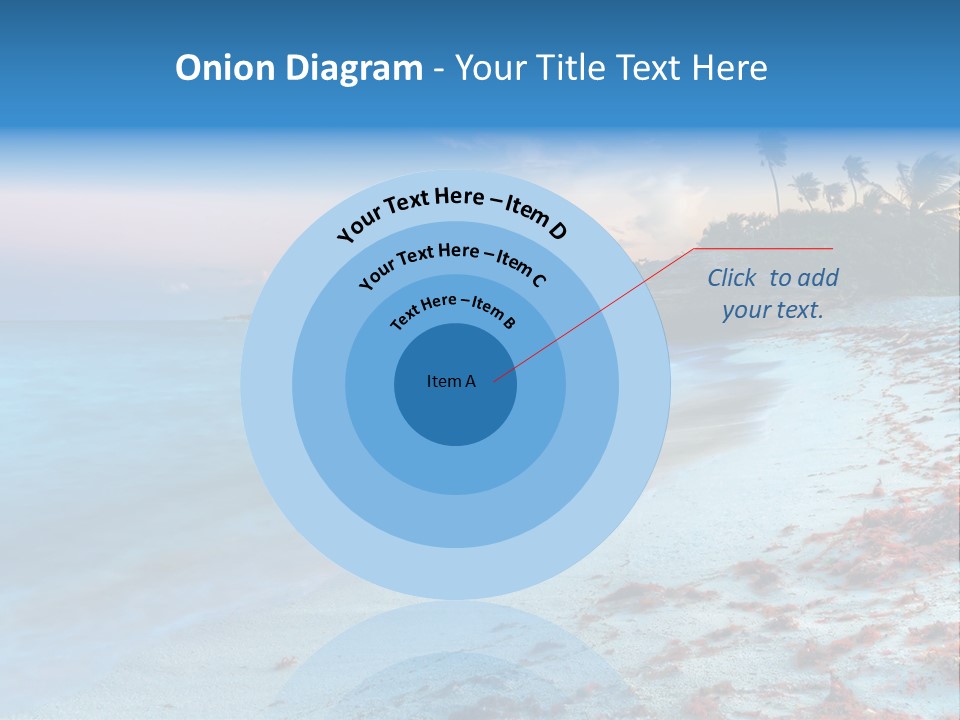 On The Seashore PowerPoint Template