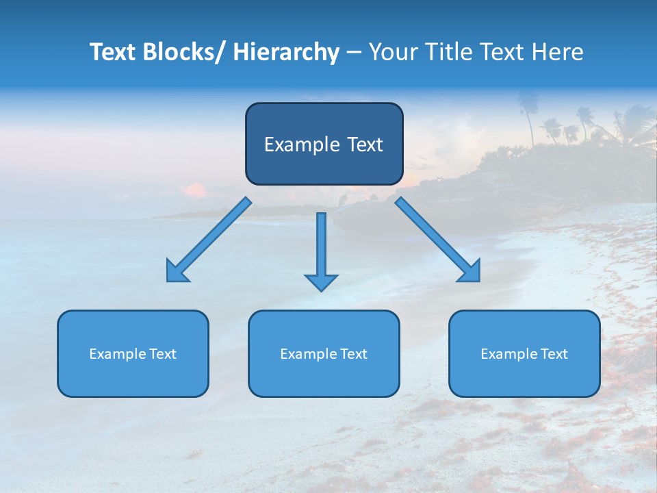 On The Seashore PowerPoint Template