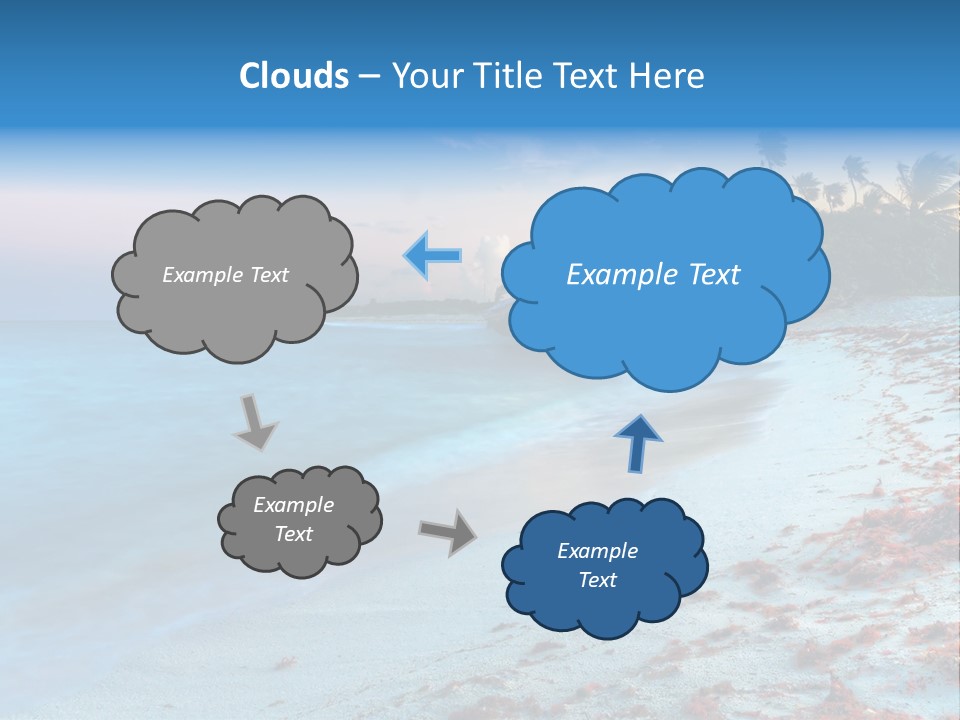 On The Seashore PowerPoint Template