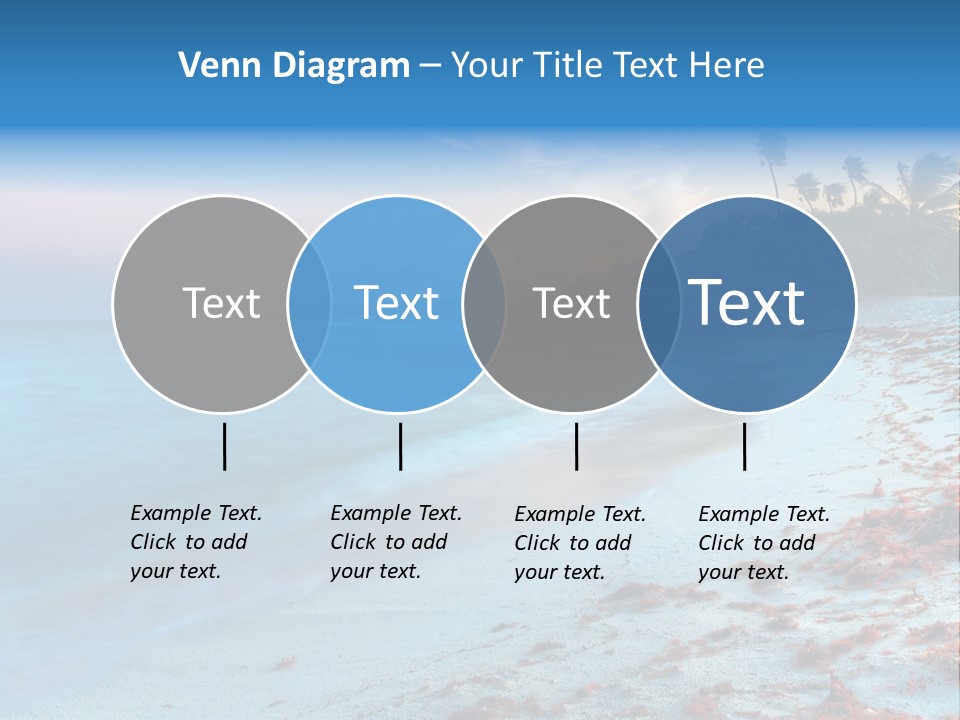 On The Seashore PowerPoint Template