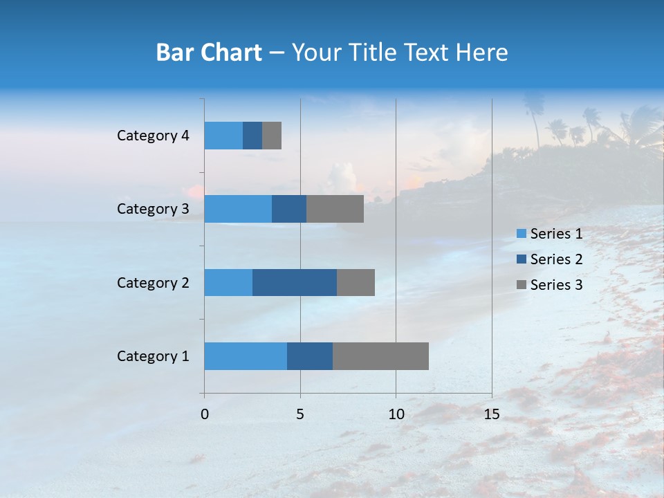 On The Seashore PowerPoint Template