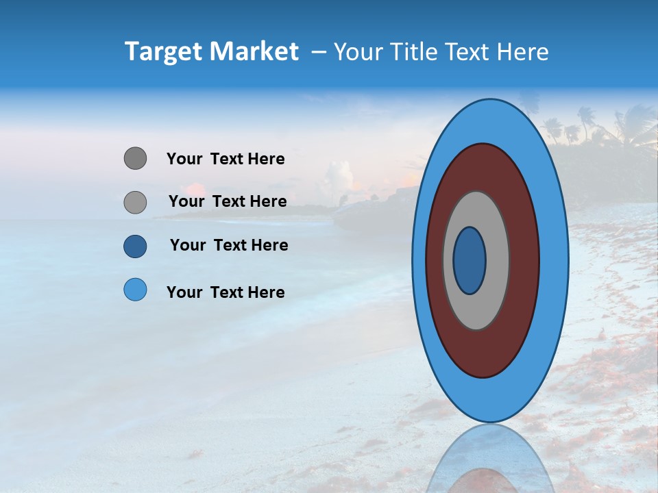 On The Seashore PowerPoint Template