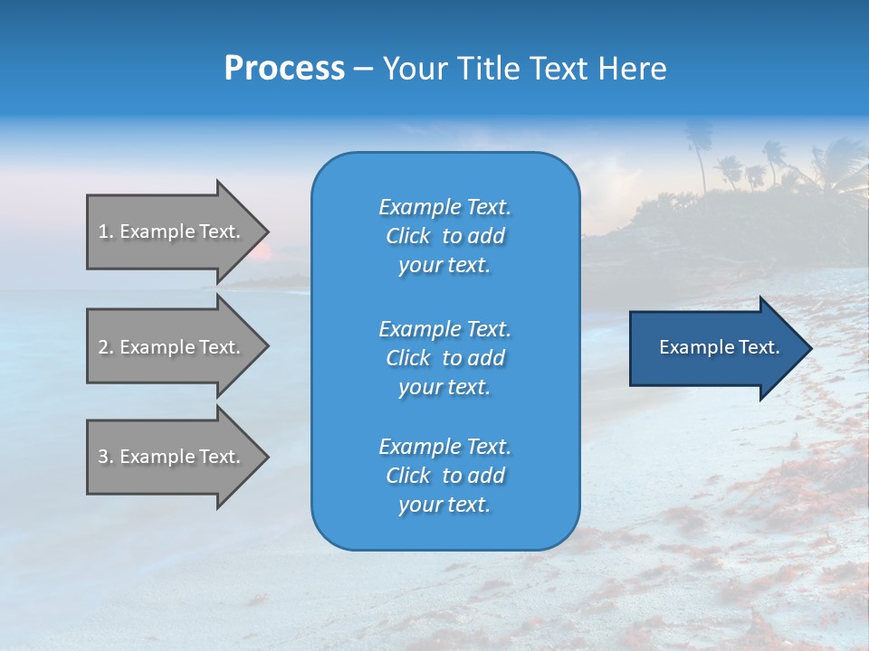 On The Seashore PowerPoint Template